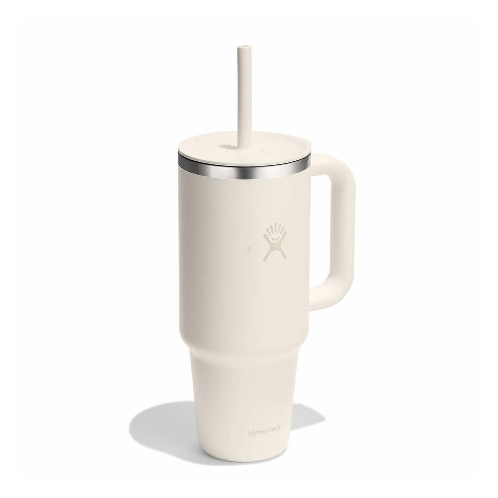 Hydro Flask 40 oz All Around™ Travel Tumbler Ivory Khaki | ETGK-95026