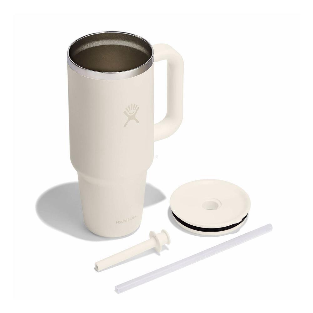 Hydro Flask 40 oz All Around™ Travel Tumbler Ivory Khaki | ETGK-95026