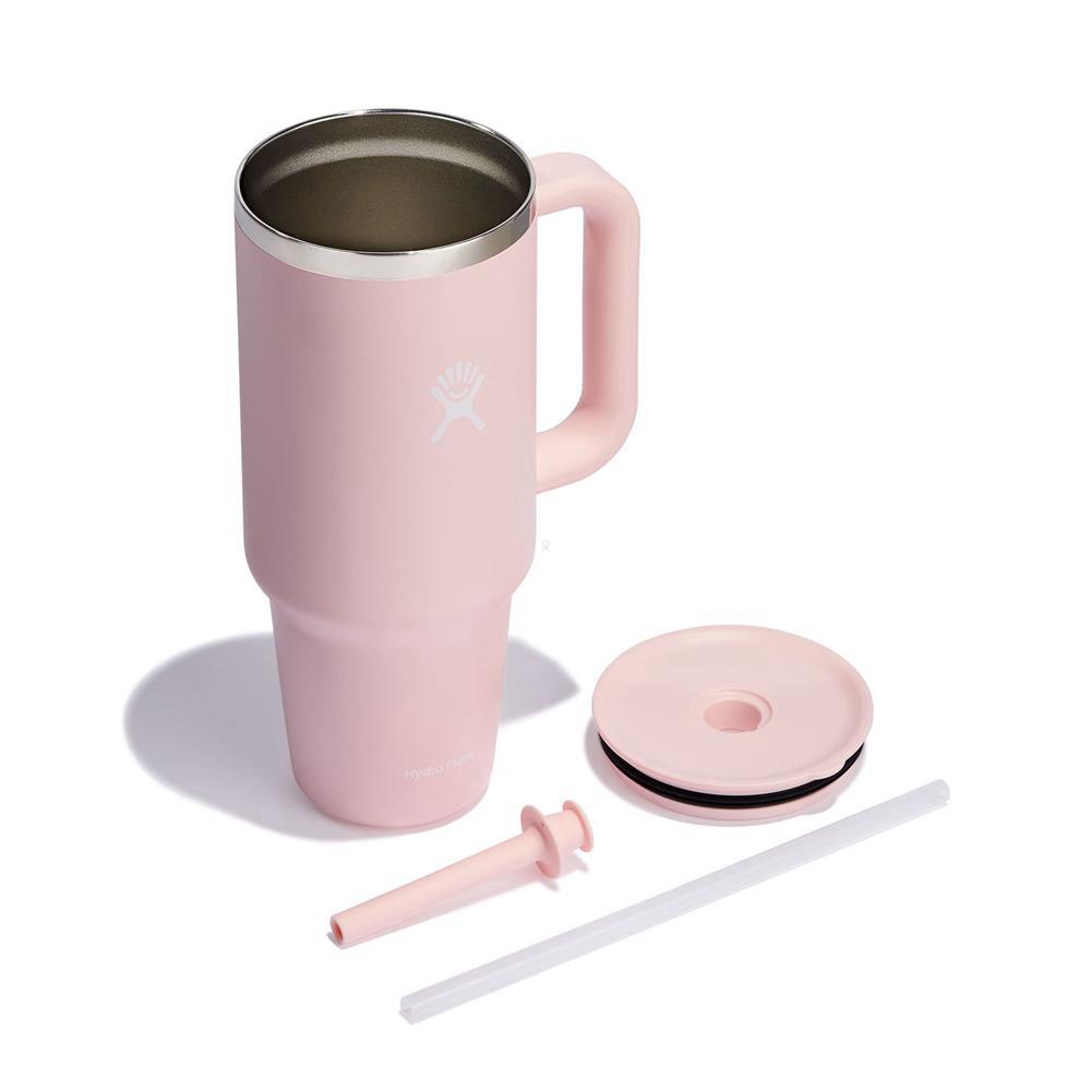 Hydro Flask 40 oz All Around™ Travel Tumbler Trillium Pink | UZQL-34806