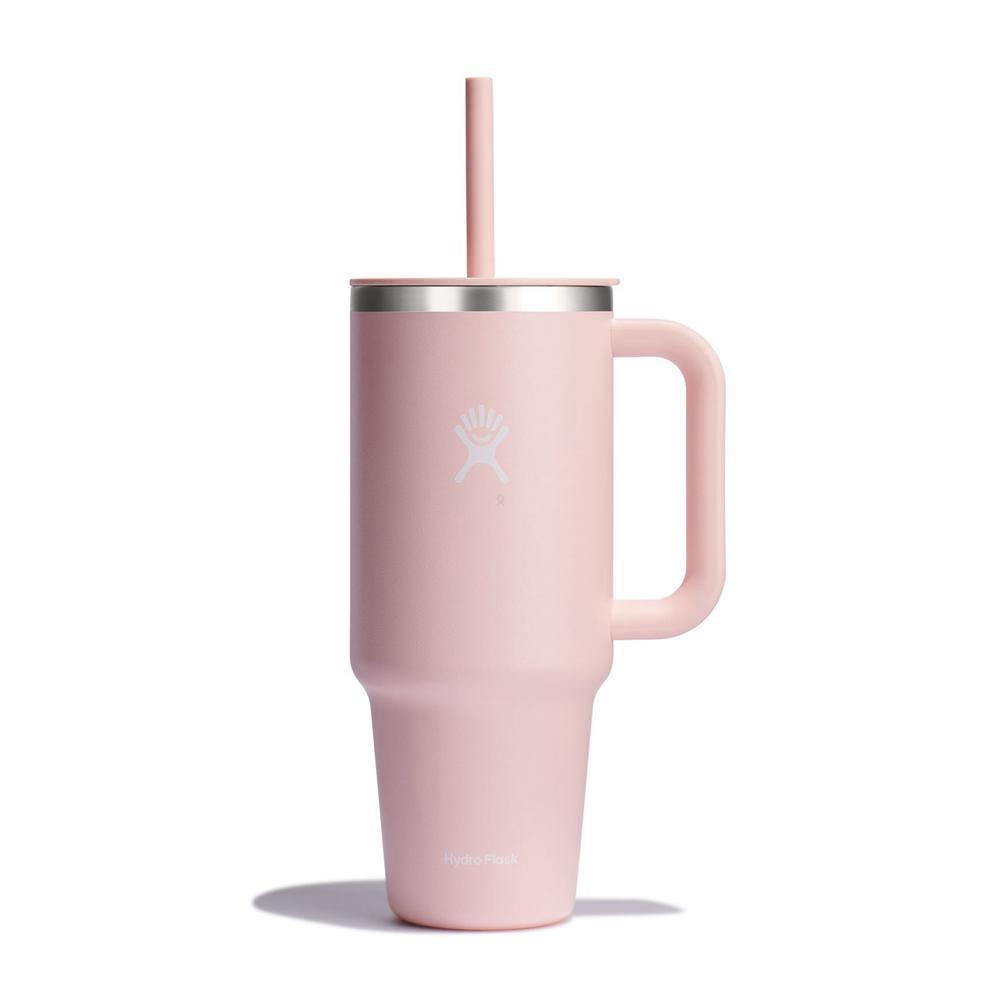 Hydro Flask 40 oz All Around™ Travel Tumbler Trillium Pink | UZQL-34806