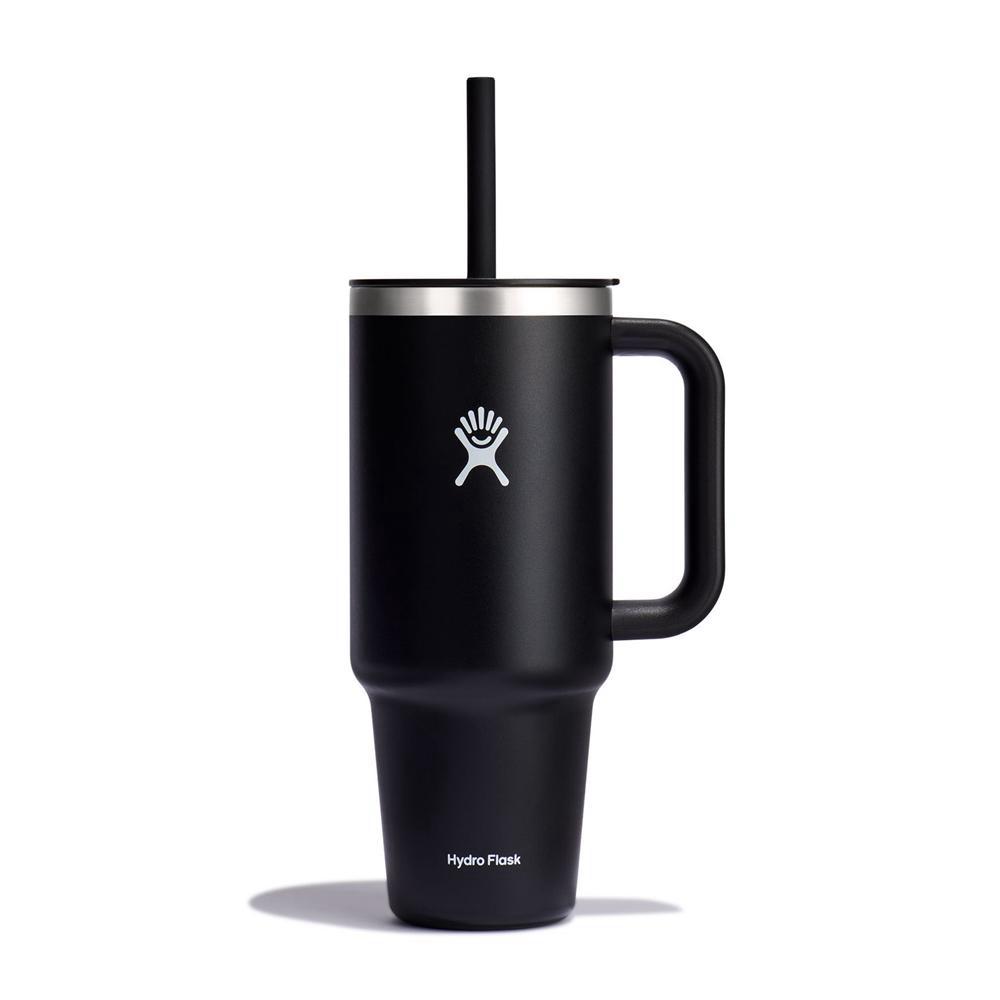 Hydro Flask 40 oz All Around™ Travel Tumbler Black | BNGU-67390