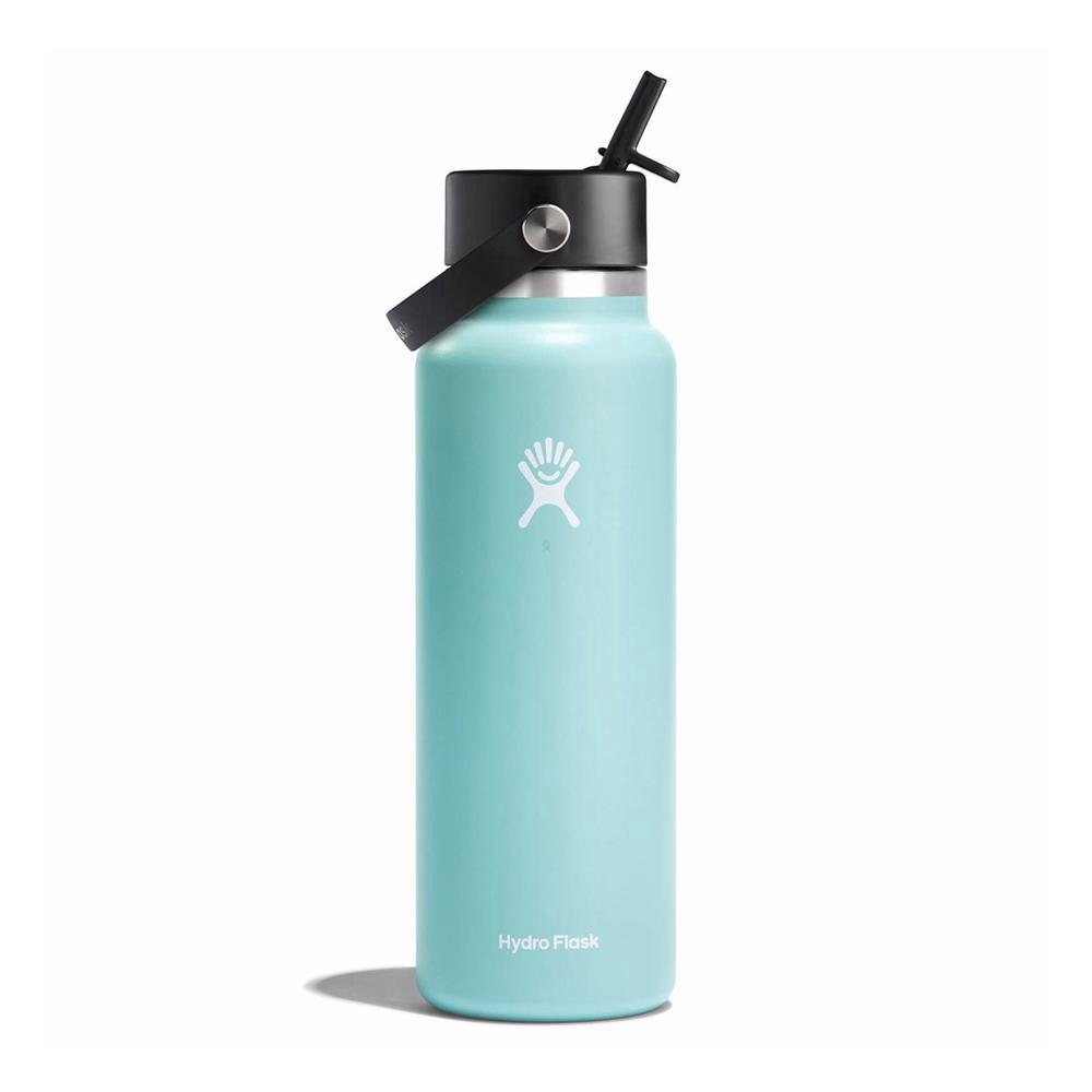 Hydro Flask 40 oz Wide Mouth w/ Flex Straw Water Bottle Dew Turquoise | OVLJ-23014