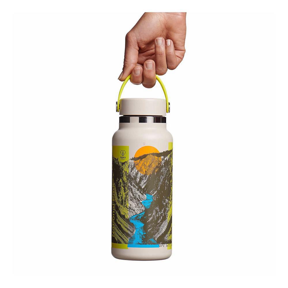 Hydro Flask National Park Foundation 32 oz Wide Mouth Water Bottle Yellow | VQHY-37024