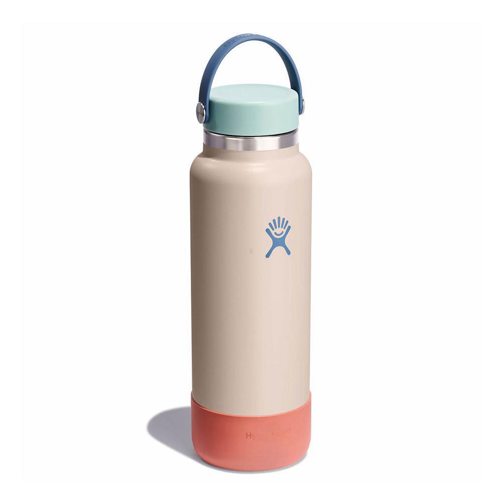 Hydro Flask Tilly's Special Edition 40 oz Wide Mouth Water Bottle Cotton Candy Coral | HSYJ-16784